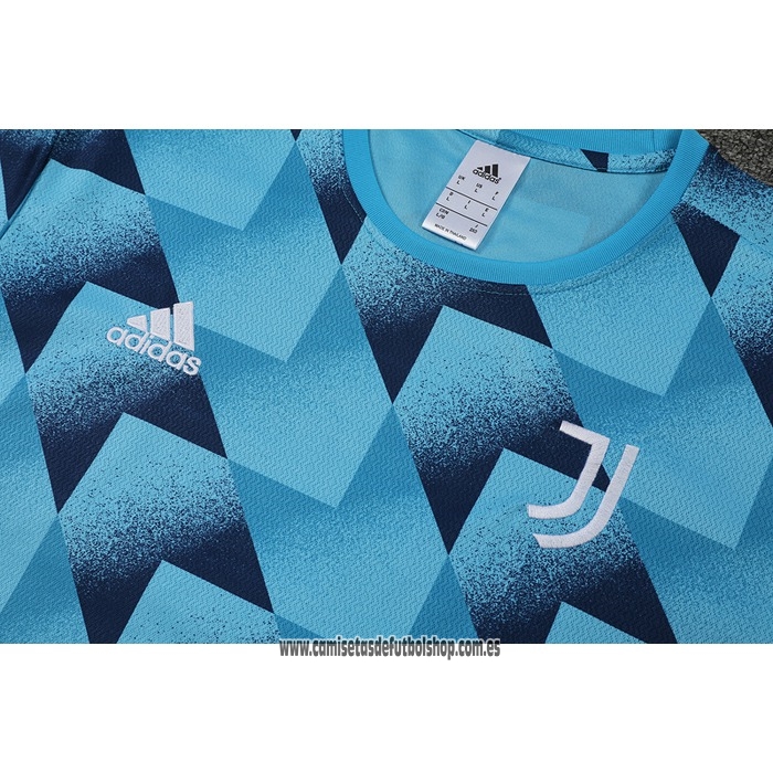 Chandal del Juventus 22-23 Manga Corta Azul - Pantalon Corto